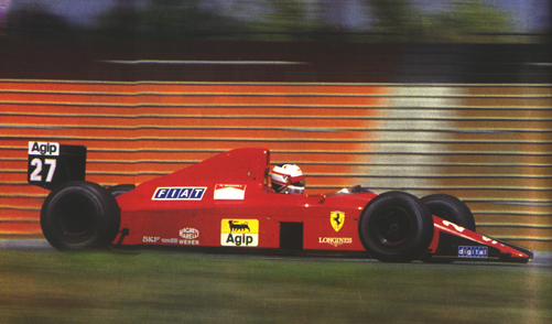 Nigel Mansell con la 640 F1