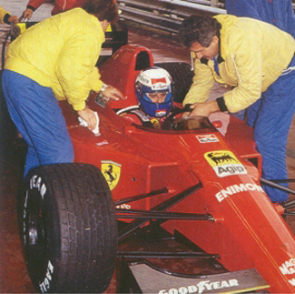 Alain Prost sulla 640 F1